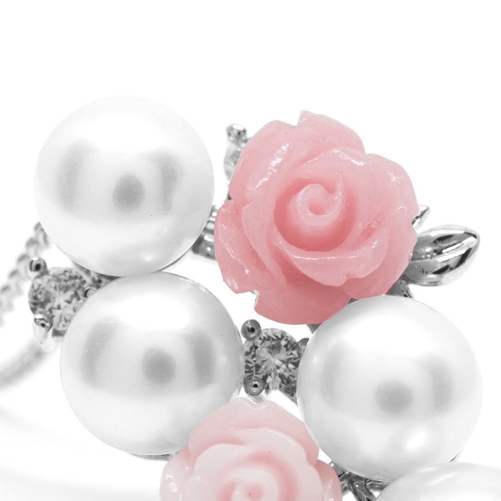 "La Vie en Rose" Cultured Pearl Pendant