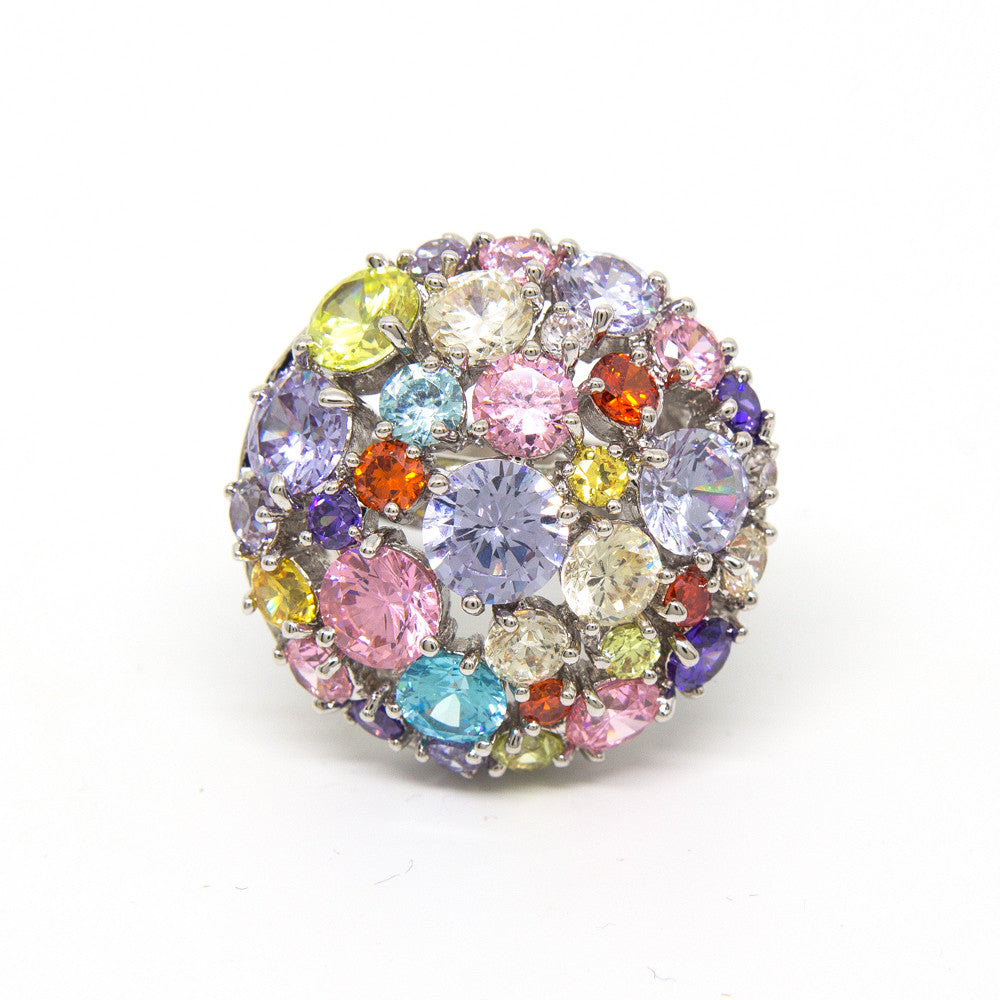 "Glitter Glamour" Crystal Ring