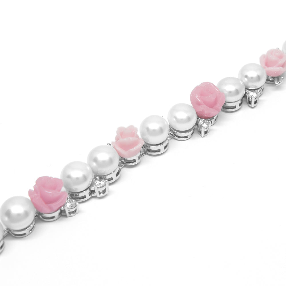 "La Vie en Rose" Cultured Pearl Bracelet