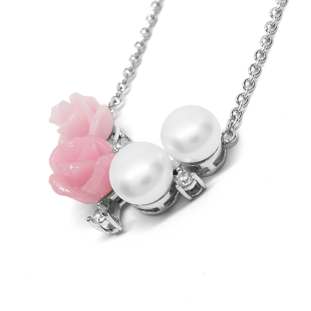 ''La Vie en Rose '' Cultured Pearl Necklace