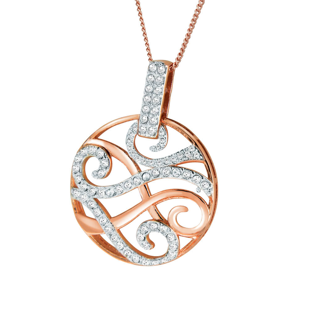 “Embrace” Crystal Pendant