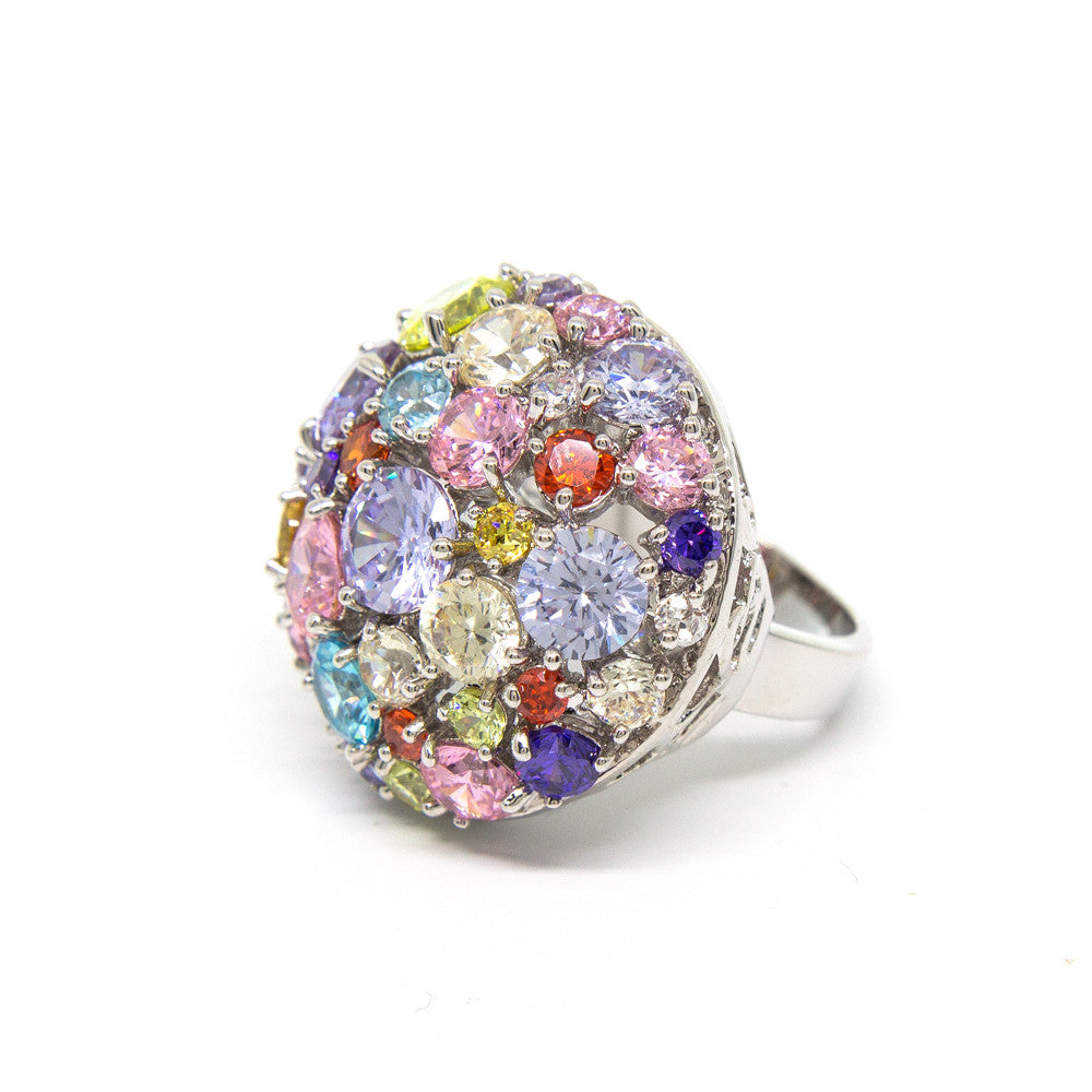 "Glitter Glamour" Crystal Ring